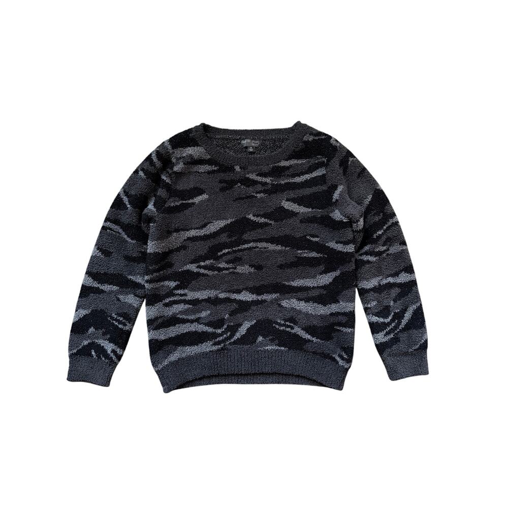 Barefoot Dreams Black & Grey Sweater - Size M